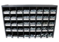 M&M Fasteners 3,765-Piece Grade 5 Coarse Thread Hex Bolt & Nut Assortment Kit with Steel Bin