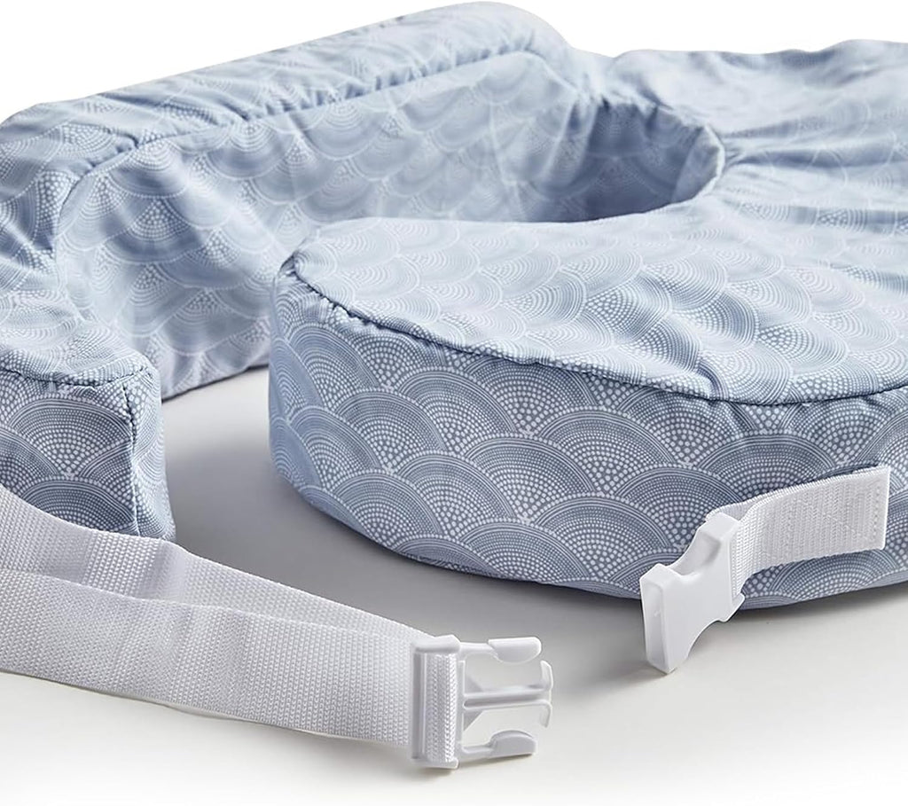 My Brest Friend Inflatable Travel Nursing Pillow for Breastfeeding, Bottlefeeding & Posture Support with Slipcover, Horizon (Pack of 6)