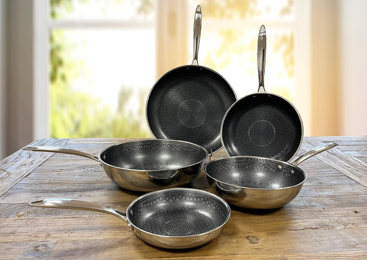 Black Cube CeramicQR Cookware Made in France Quick Release Fry Pan-Ceramic Non-Stick Skillet-For Induction Cooktops, 12.5-Inch