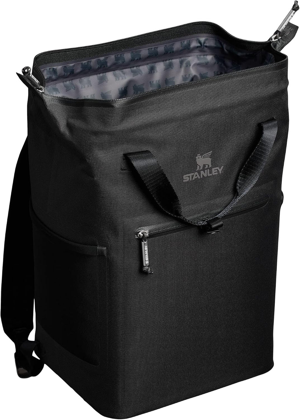 Stanley All Day Madeleine Backpack Soft Cooler 20 Can Cooler with Handle and Shoulder Straps Insulated Travel Bag with Zipper BPA-Free