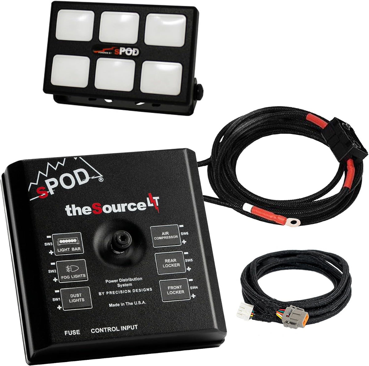 SourceLT w/ Mini6 for Universal w/ 84 Inch Battery Cables sPods