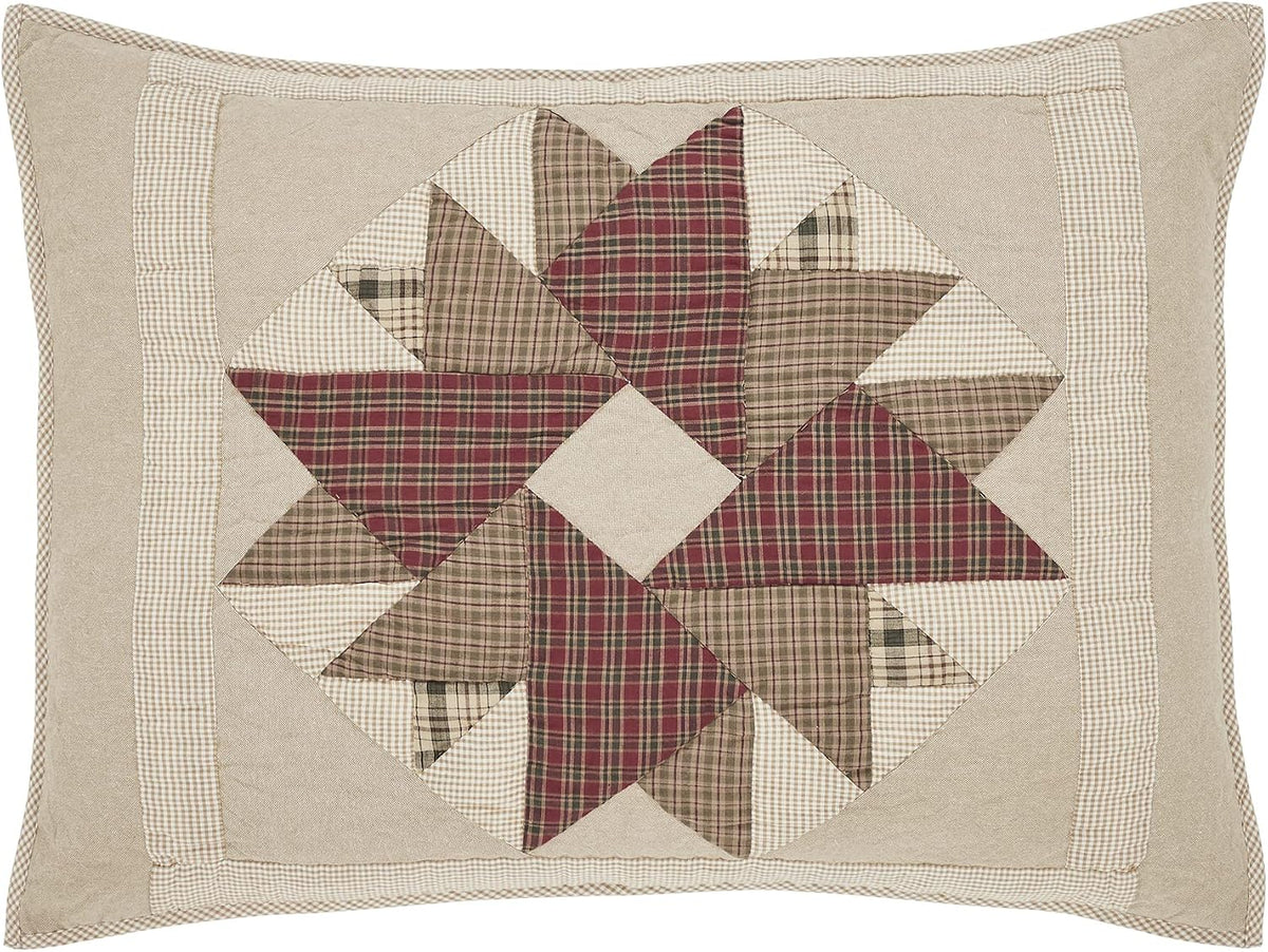 VHC Brands Cider Mill 3 Piece Quilt Set (1 Queen Quilt, 2 Standard Shams)