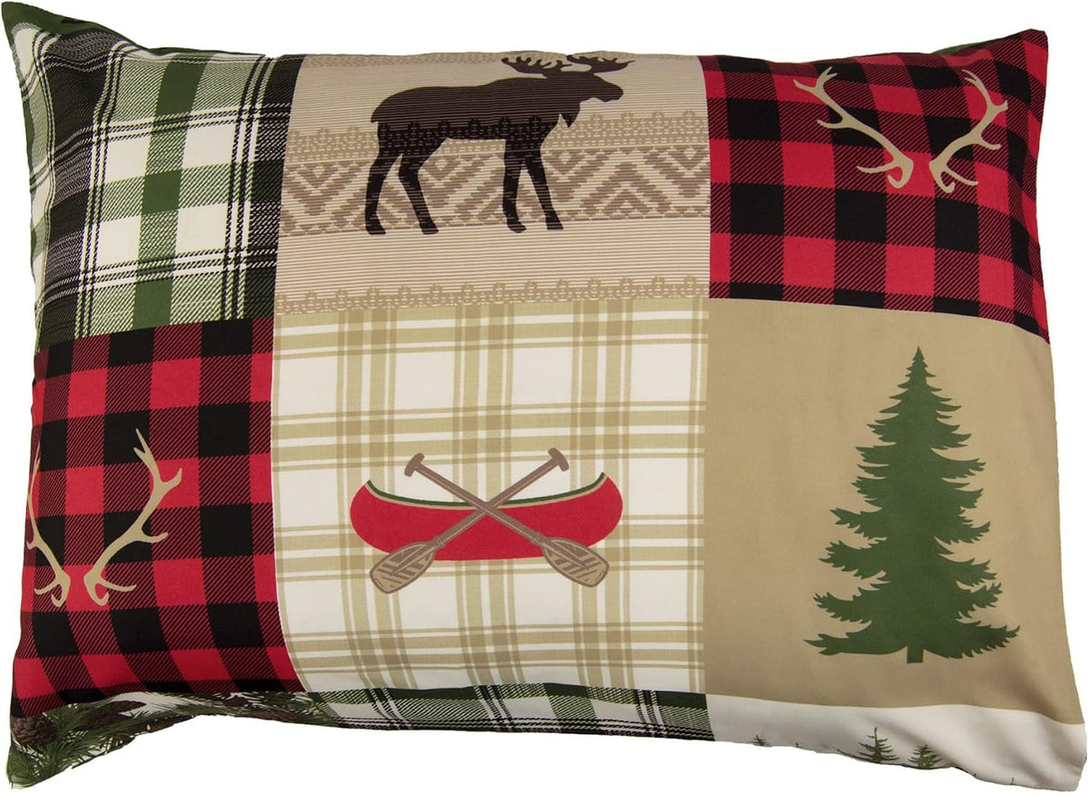 Donna Sharp Cedar Lodge-King Comforter Set, Measures 104 x 96, Includes 1 Comforter and 2 King Shams, Machine Washable