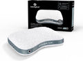 Bedgear Storm Cuddle Curve Performance Pillow, 1.0 Cooling Pillow for Side Sleepers, Medium Firm Support, Ver-Tex Cooling Cover, Air-X Mesh, Washable
