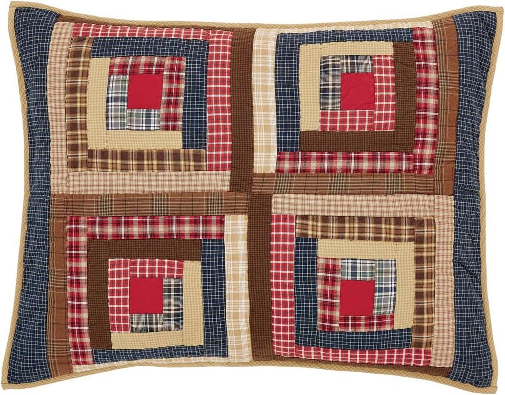 VHC Brands Braxton 3 Piece Quilt Set (1 Queen Quilt, 2 Standard Shams)