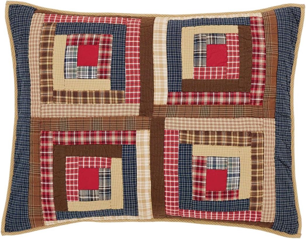 VHC Brands Braxton 3 Piece Quilt Set (1 Queen Quilt, 2 Standard Shams)
