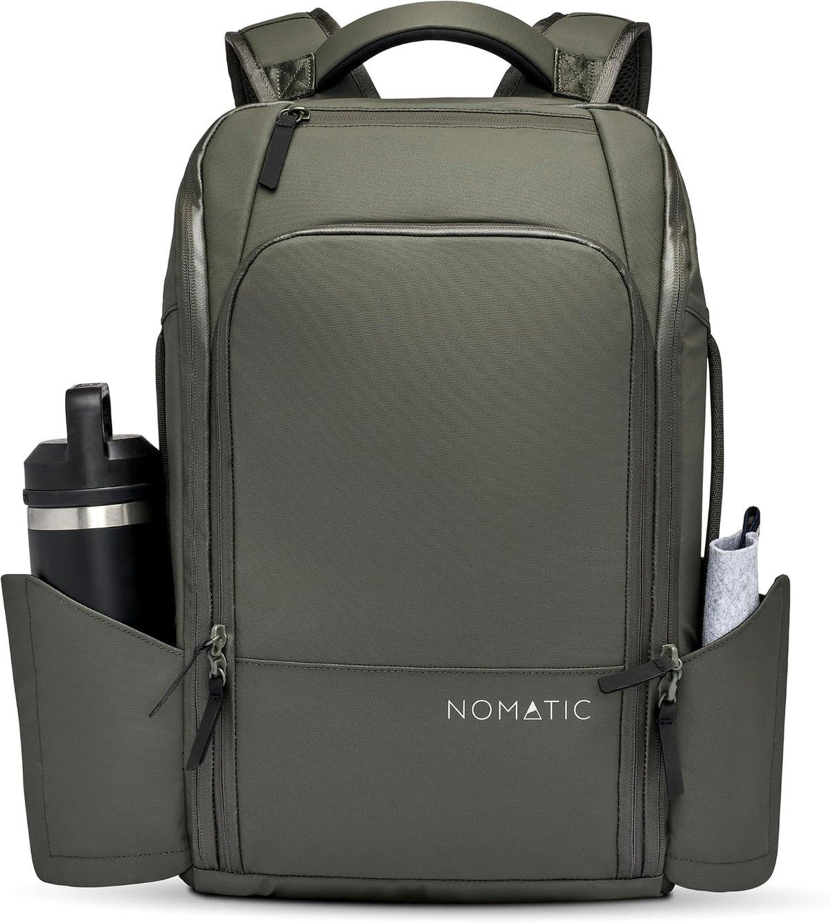 NOMATIC 14L Travel Pack - Mens Travel Backpack - Expandable to 21L - Water Resistant Daypack - TSA-Ready - Lightweight Business Traveling Backpack for Men - 15' Laptop Compartment