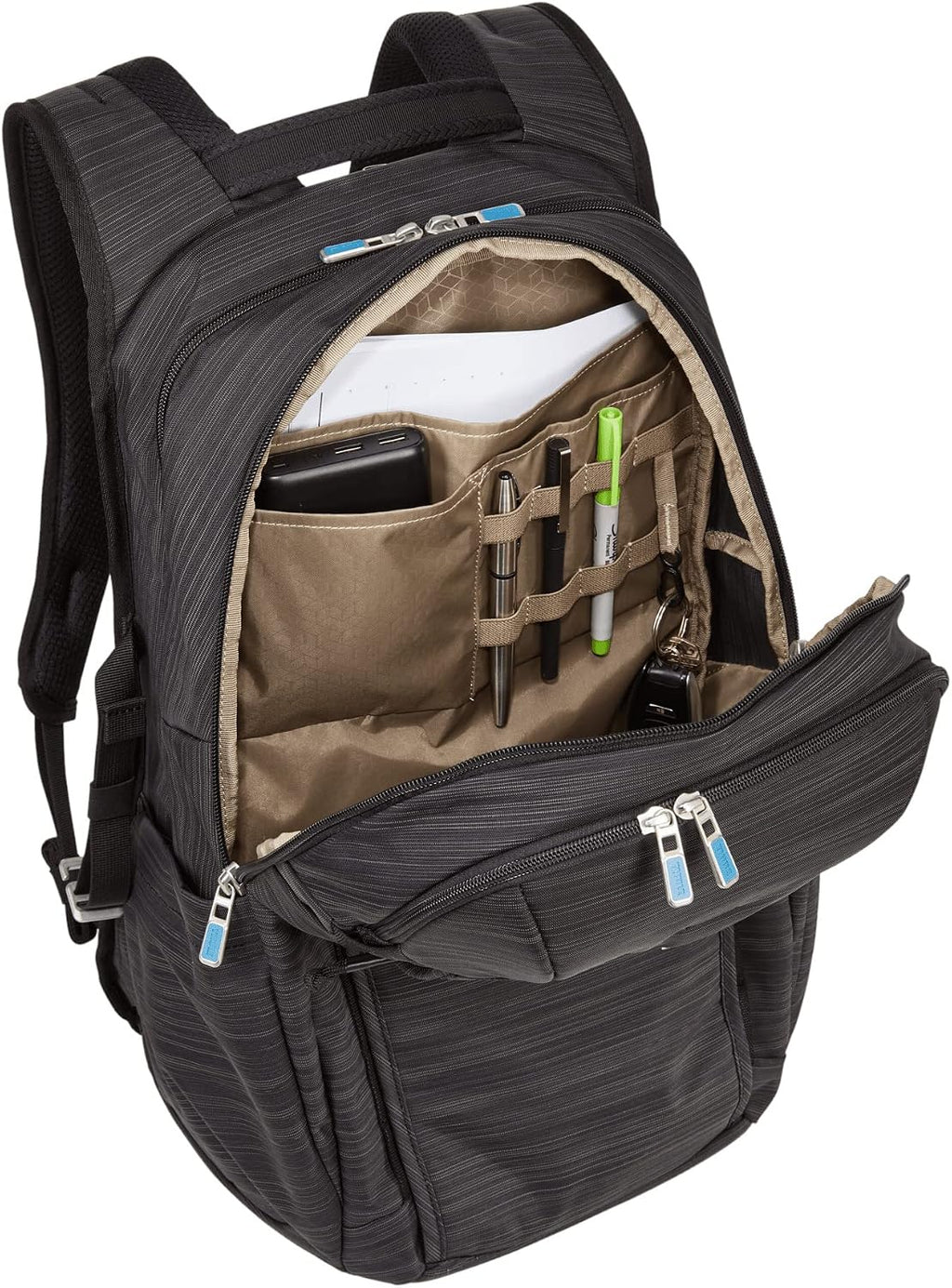 Thule Construct Backpack - School, Work & Travel - Padded Laptop Sleeve - Internal Organizational Quick Access Front Pocket
