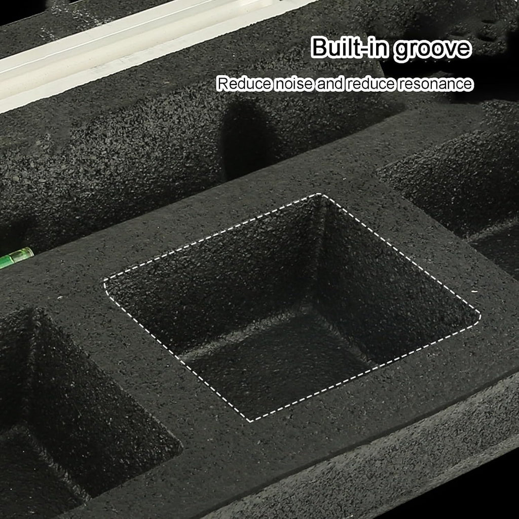 Floor Mounting Base Pad Kit, Universal Rubber Anti-Vibration Mini Split Pad, for Air Conditioners Condensers Heat Pump System(45cm/18in)