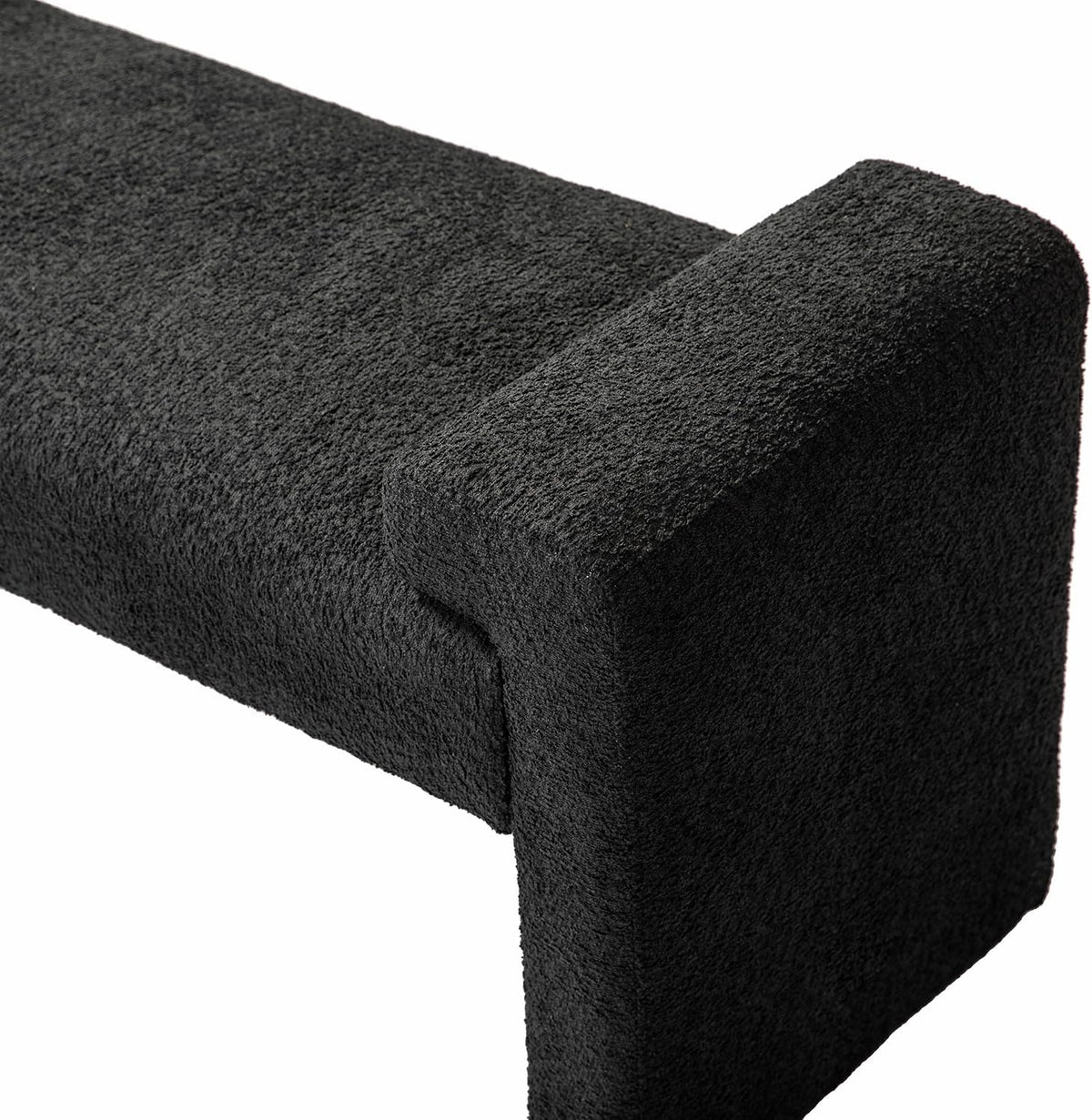 Generic Upholstered Bench Black
