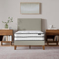 Signature Design by Ashley Twin Size Chime 10 Inch Medium Firm Hybrid Mattress with Cooling Gel Memory Foam for Pressure Relief, Fiberglass-Free, Mattress In A Box
