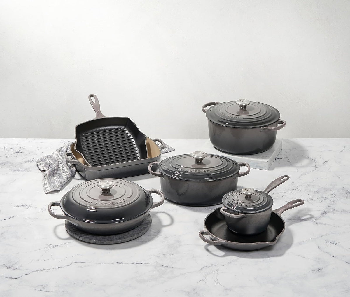 Le Creuset Enameled Cast Iron Signature Saucepan, 2.25 qt., Oyster