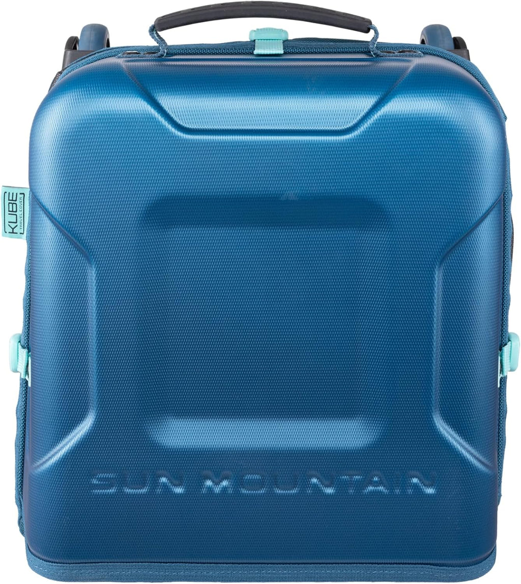 Sun Mountain Kube Golf Travel Bag, 2-Wheel Rolling System-Compact Storage Case