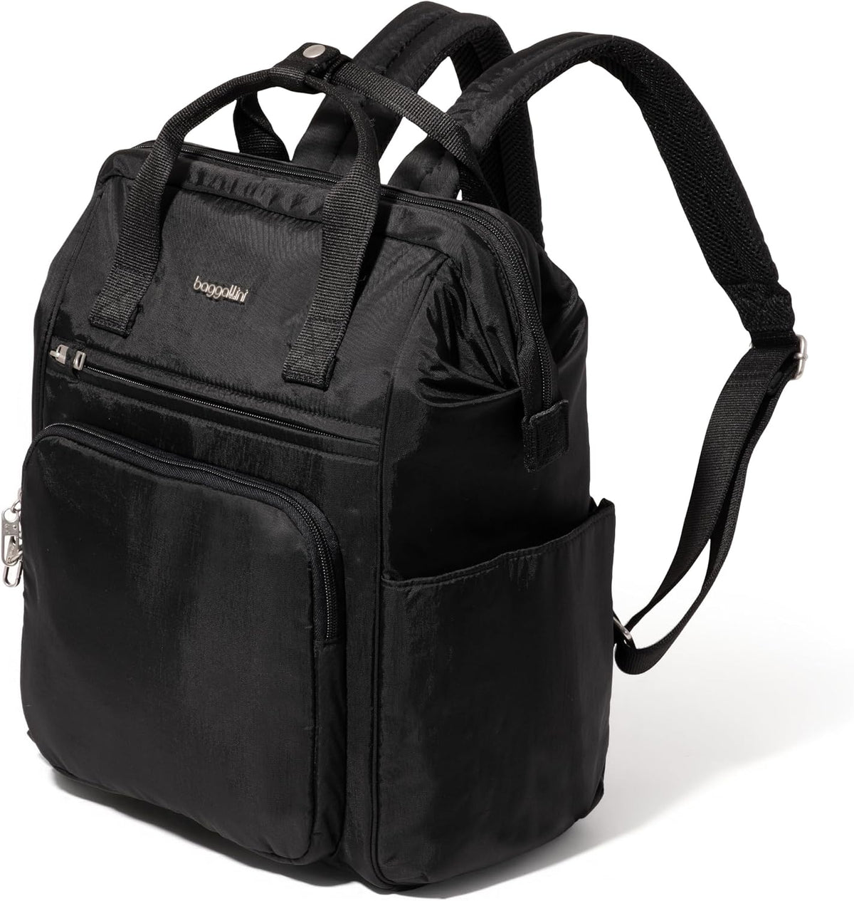 Baggallini Securtex Anti-Theft Windsor Backpack for Travel, Work & College, RFID & Locking Zipper, Up to 16' Laptop