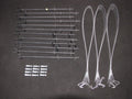HUD Approved Mobile Home Parts Set of 12 Auger Type Anchors, Tie Down Straps and Bolts