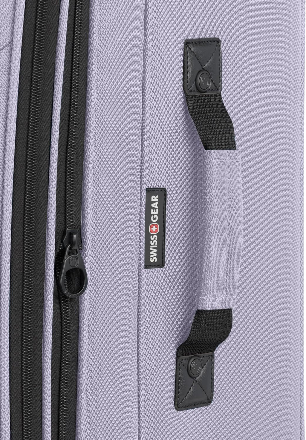 SWISSGEAR Sion Softside Expandable Spinner Luggage Durable Lightweight Travel Suitcase, Evening Haze, Checked-Large