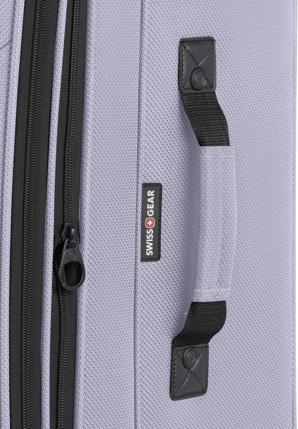 SWISSGEAR Sion Softside Expandable Spinner Luggage Durable Lightweight Travel Suitcase, Evening Haze, Checked-Large