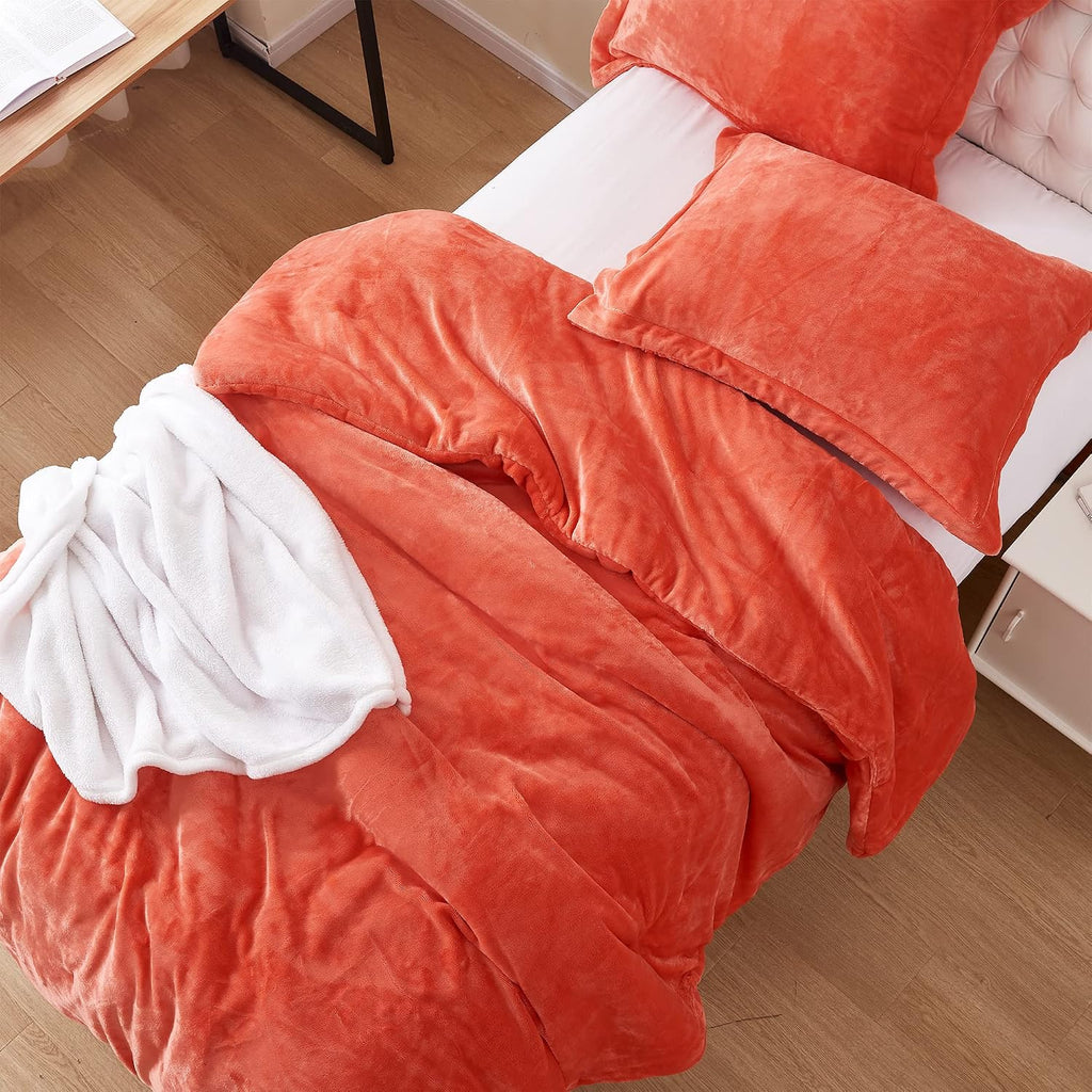 Byourbed The Original Plush - Coma Inducer® Twin XL Comforter - Living Coral