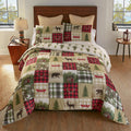 Donna Sharp Cedar Lodge-King Comforter Set, Measures 104 x 96, Includes 1 Comforter and 2 King Shams, Machine Washable