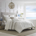 Nautica - Queen Comforter Set, Reversible Cotton Bedding with Matching Shams, Medium-Weight, Oeko-Tex Certified (Saybrook Beige)