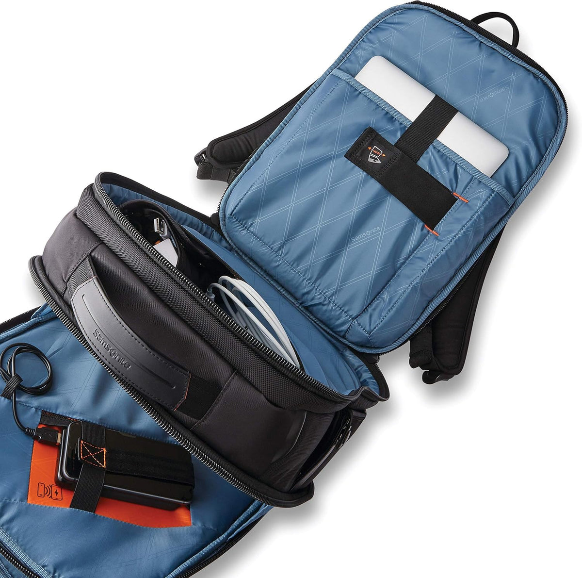 Samsonite Pro Slim Backpack, Shaded Grey/Black, One Size