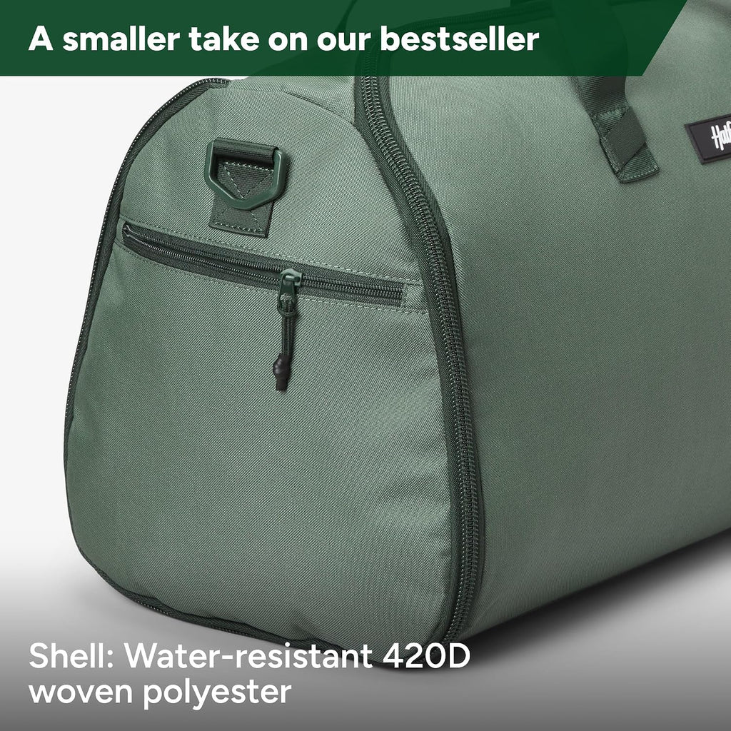 Halfday Convertible 2-in-1 Garment Duffel Weekender Bag 40L: Wrinkle-Free Travel (Hanging Suit Compartment, Shoe Pockets, Trolley Sleeve), Durable & Water-Resistant Carry-on, Cactus