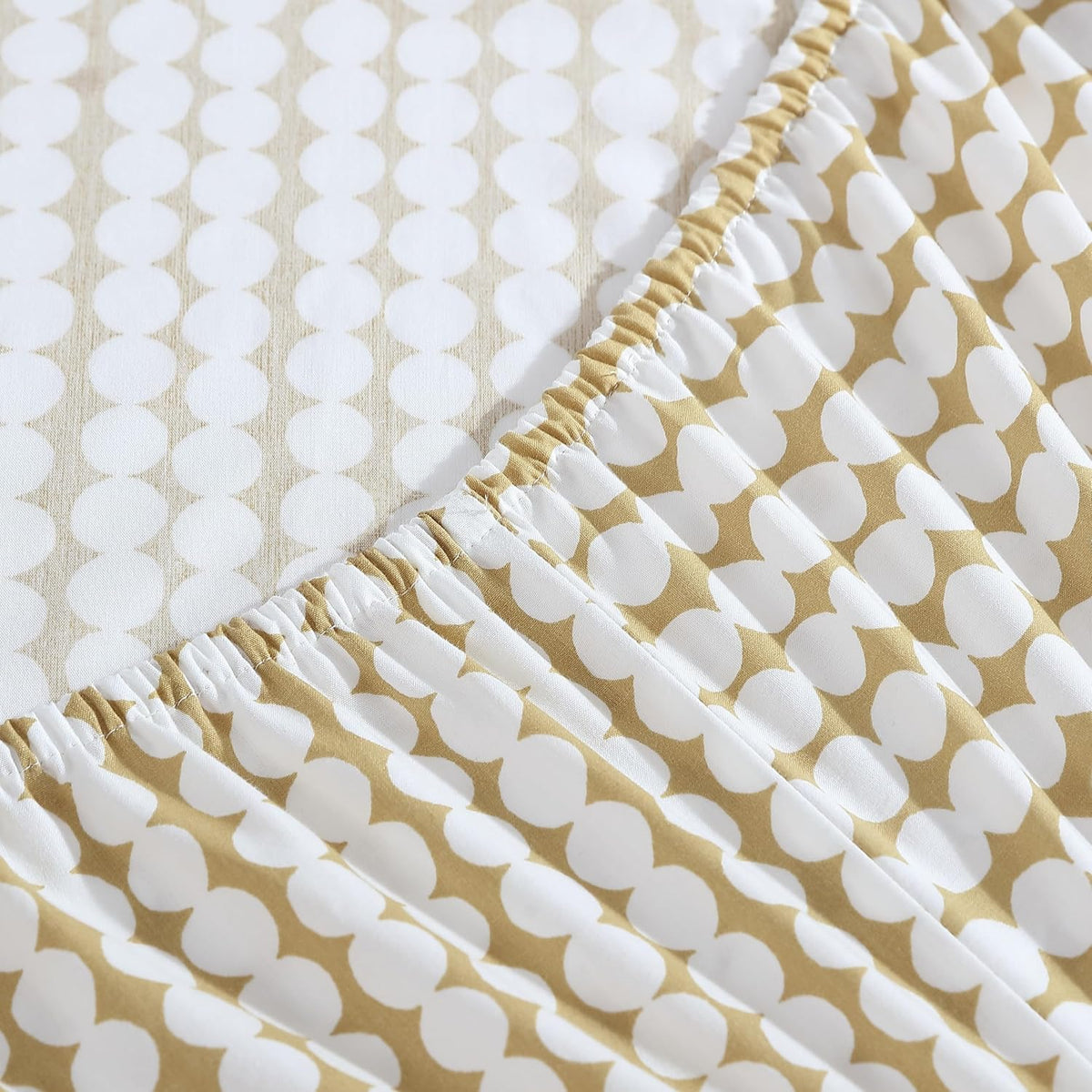 Marimekko - Queen Sheets, Organic Cotton Bedding Set, Luxuriously Soft & Smooth Home Decor, GOTS Certified (Pikku Rasymatto Beige, Queen)