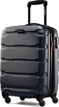 Samsonite Omni PC Hardside Expandable Luggage with Spinner Wheels, Navy, Carry-On 20-Inch