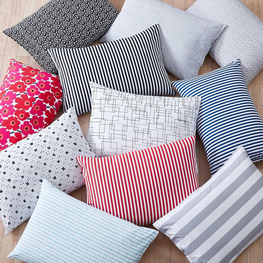 Marimekko - King Sheet Set, Premium Cotton Percale Bedding Set with Matching Shams, Lightweight & Breathable Bed Essentials (AJO Black, King)