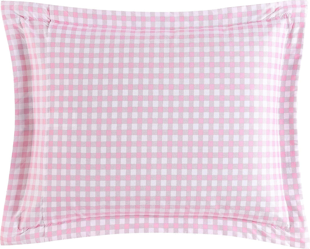 Betsey Johnson - Queen Duvet Cover Set, Reversible Bedding with Matching Shams, Chic Bedding Set (Blooming Roses Pink, Queen)