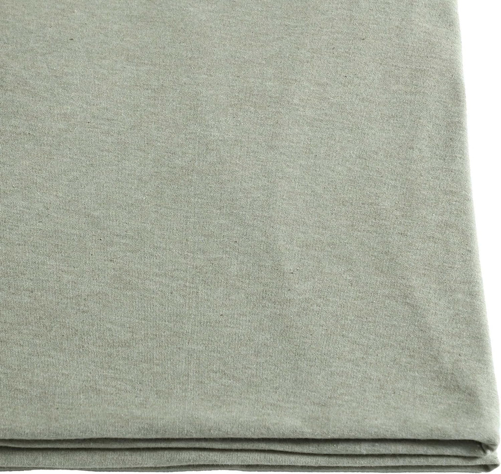 Calvin Klein - Queen Size Sheets Set, Naturally Soft Cotton-Blend Melange Jersey Bedding - Bed Sheets with Matching Pillowcases & Fitted Sheet (Modern Cotton Green)