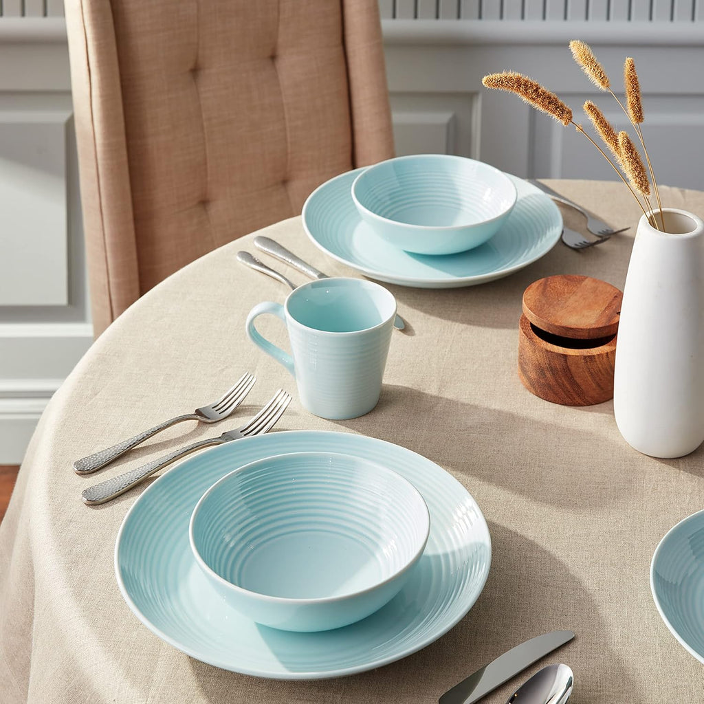 Royal Doulton Exclusively for Gordon Ramsay Maze Blue 16-Piece Dinnerware Set