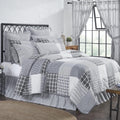 VHC Brands Sawyer Mill Black 8 Piece Queen Quilt Set (1 Quilt, 2 Standard Shams, 2 Standard Pillowcase, 2 Euro Shams, 1 Queen Bed Skirt)