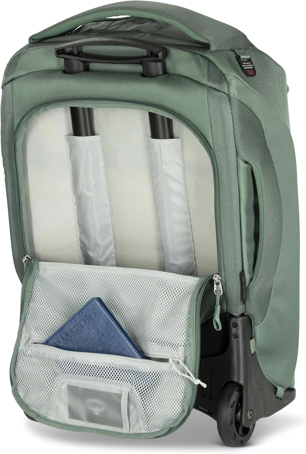 Osprey Sojourn 22'/45L Wheeled Travel Backpack with Harness, Koseret Green