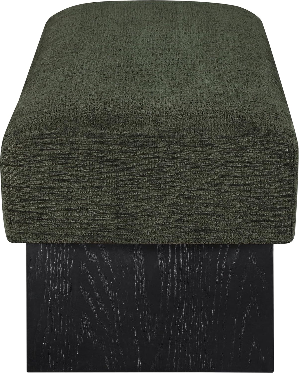 Meridian Furniture Alora Green Polyester Fabric Bench