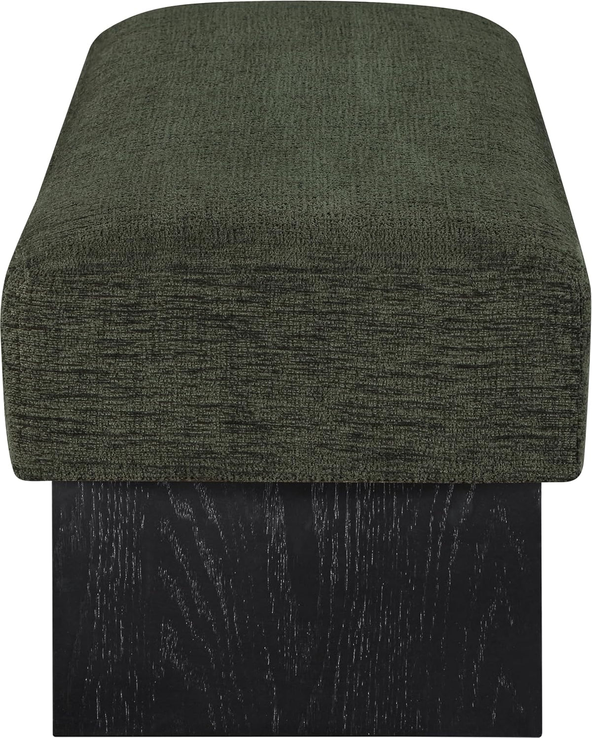 Meridian Furniture Alora Green Polyester Fabric Bench
