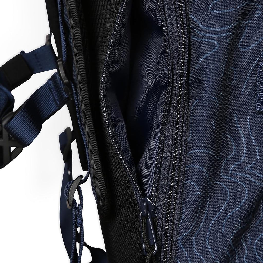 KAVU Hauler Hills Travel Backpack-Navy Topo