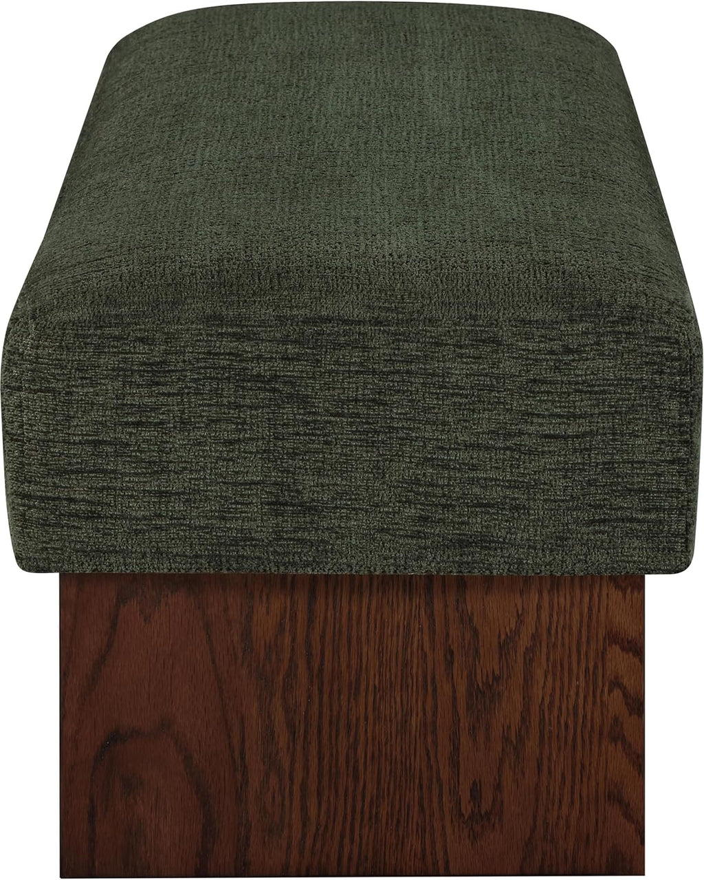 Meridian Furniture Alora Green Polyester Fabric Bench