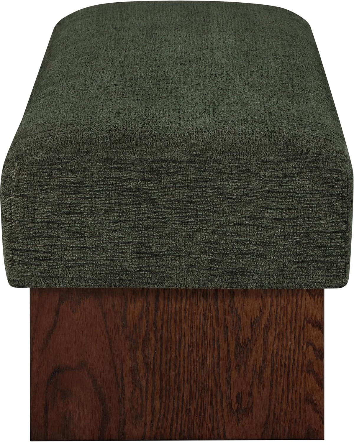 Meridian Furniture Alora Green Polyester Fabric Bench