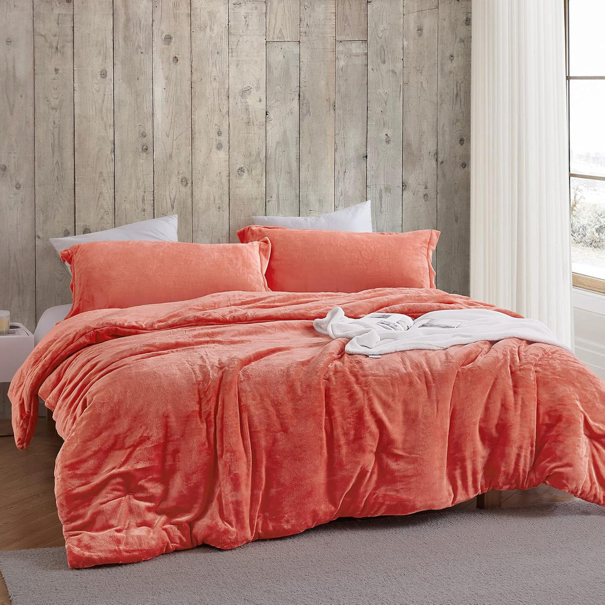Byourbed The Original Plush - Coma Inducer® Oversized King Comforter - Living Coral