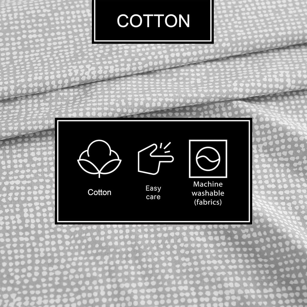 Marimekko - Queen Sheet Set, Premium Cotton Percale Bedding Set with Matching Shams, Lightweight & Breathable Bed Essentials (Orkanen Grey, Queen)