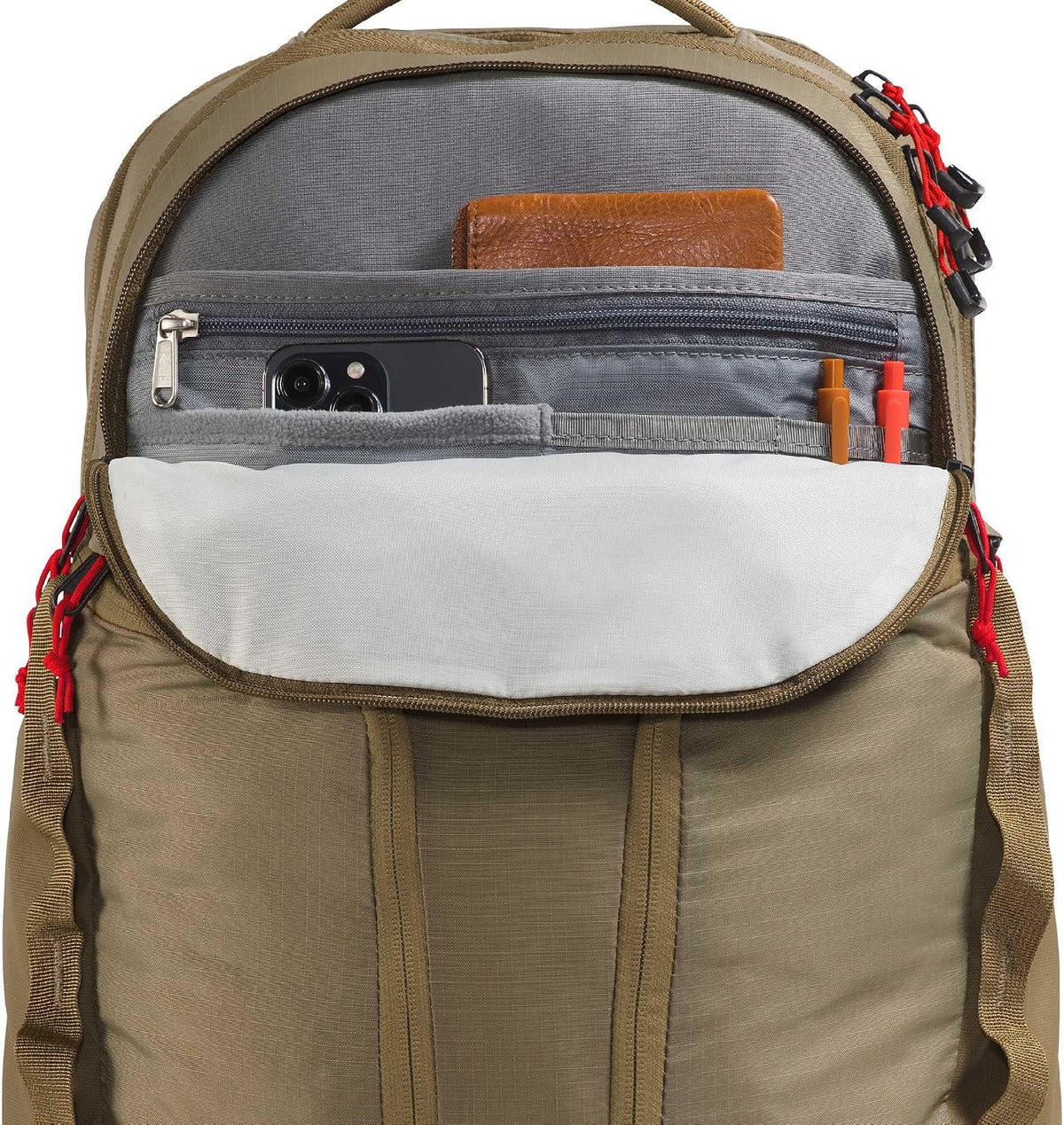 THE NORTH FACE Surge Commuter Laptop Backpack | Daypack With Water Repellent Finish, 16' Laptop Sleeve, Reflective Details