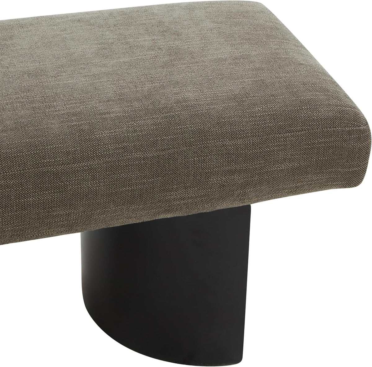 SAFAVIEH Couture Collection Raelee Modern Contemporary Brown/Black Metal Legs Bench