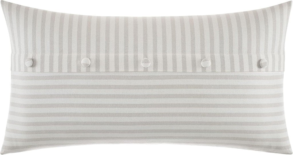 Nautica - Queen Comforter Set, Reversible Cotton Bedding with Matching Shams, Medium-Weight, Oeko-Tex Certified (Saybrook Beige)