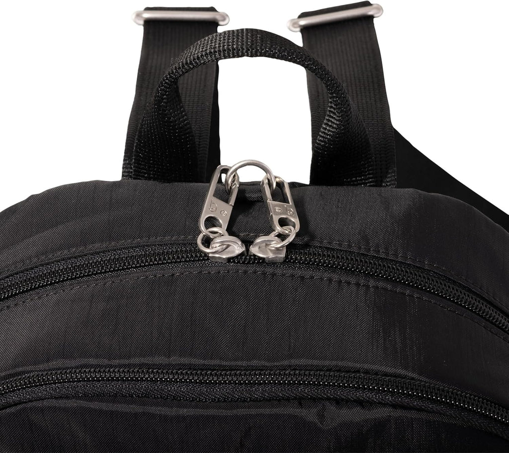 Securtex Anti-Theft Getaway Backpack - 9.4'x13'x5' Travel Safe Bag w/Locking Zippers, Slash-Resistant, RFID