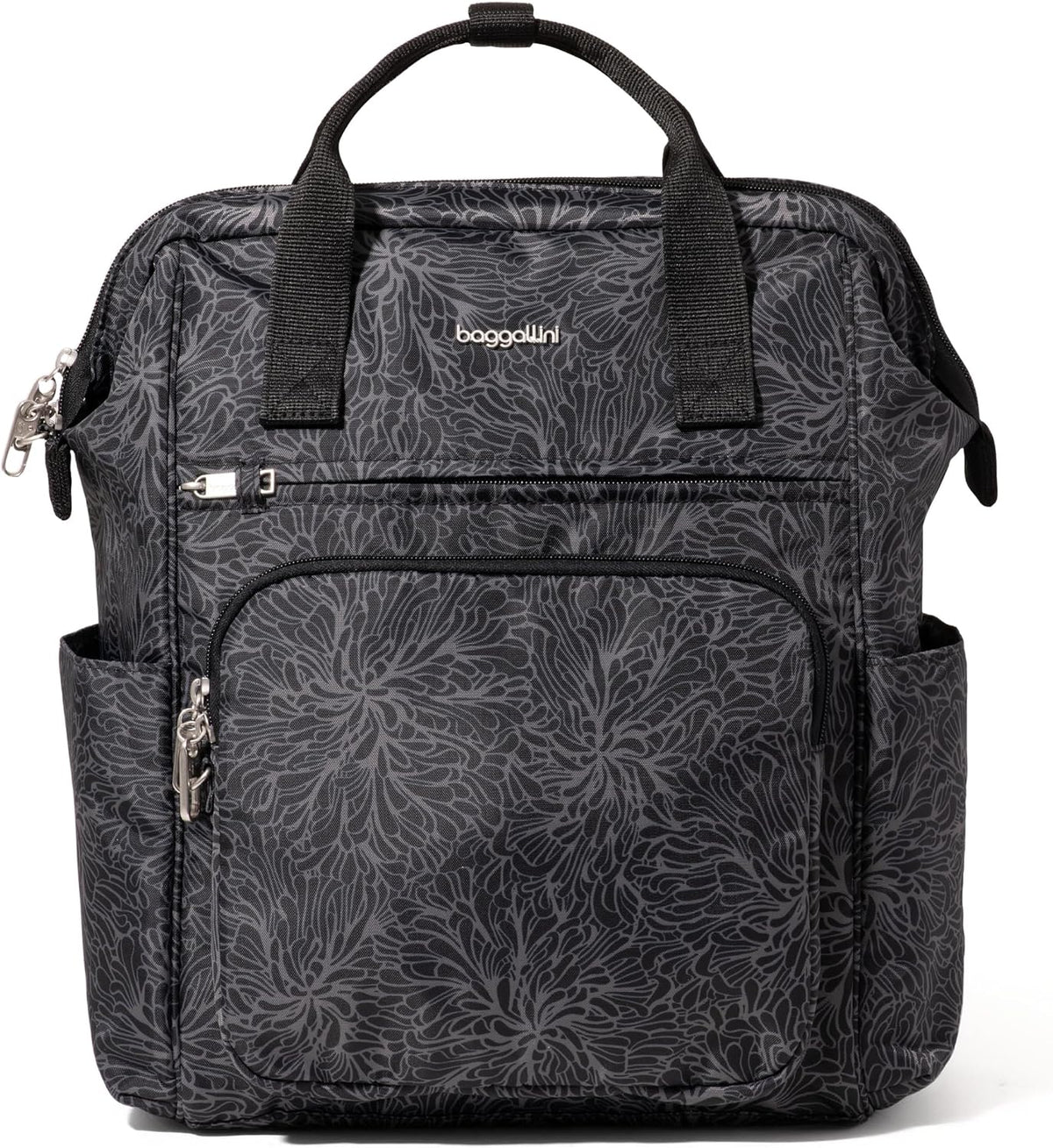 Baggallini Securtex Anti-Theft Windsor Backpack for Travel, Work & College, RFID & Locking Zipper, Up to 16' Laptop
