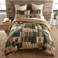 Donna Sharp Green Forest-King Comforter Set, Measures 104 x 96, Includes 1 Comforter and 2 Standard Shams, Machine Washable