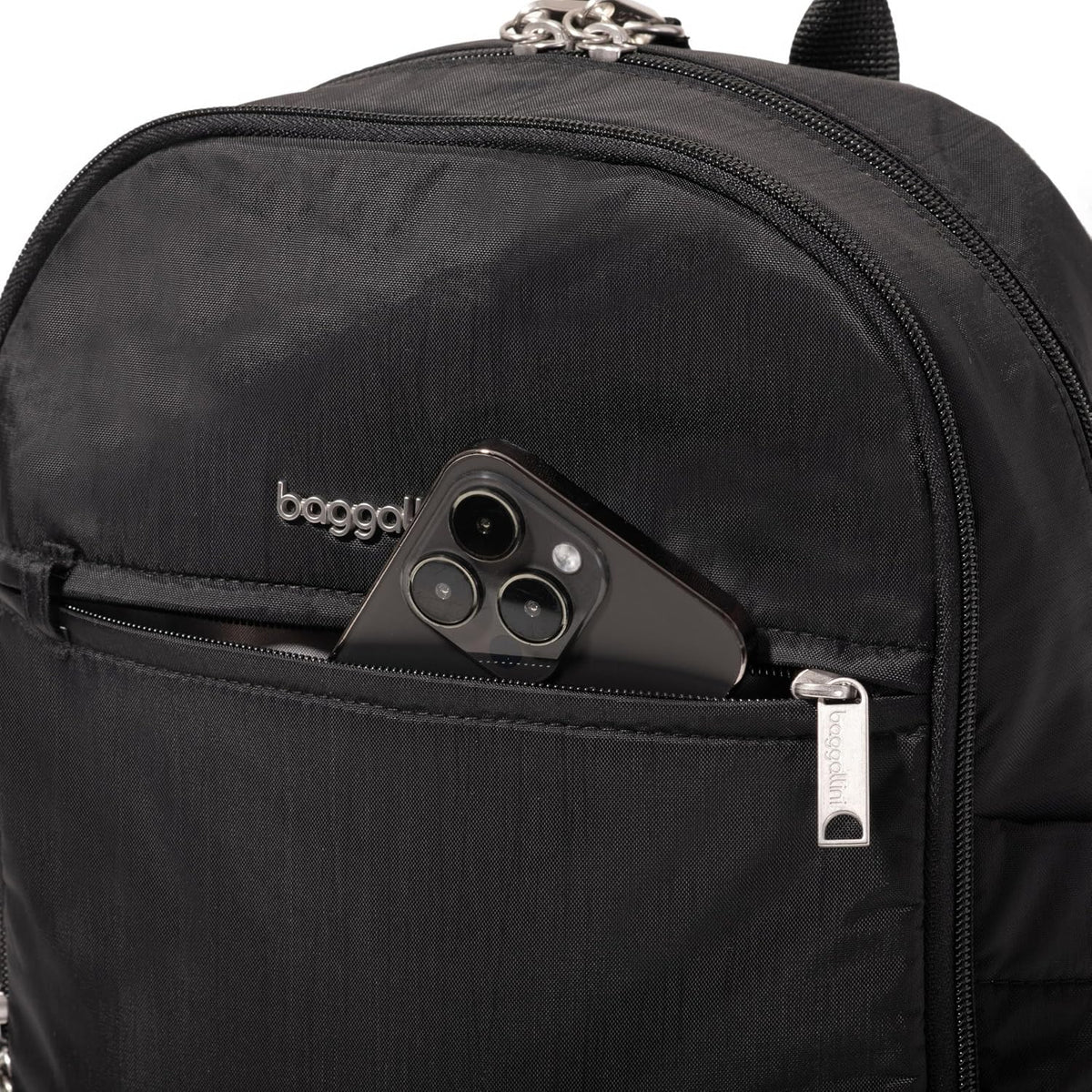 Securtex Anti-Theft Getaway Backpack - 9.4'x13'x5' Travel Safe Bag w/Locking Zippers, Slash-Resistant, RFID