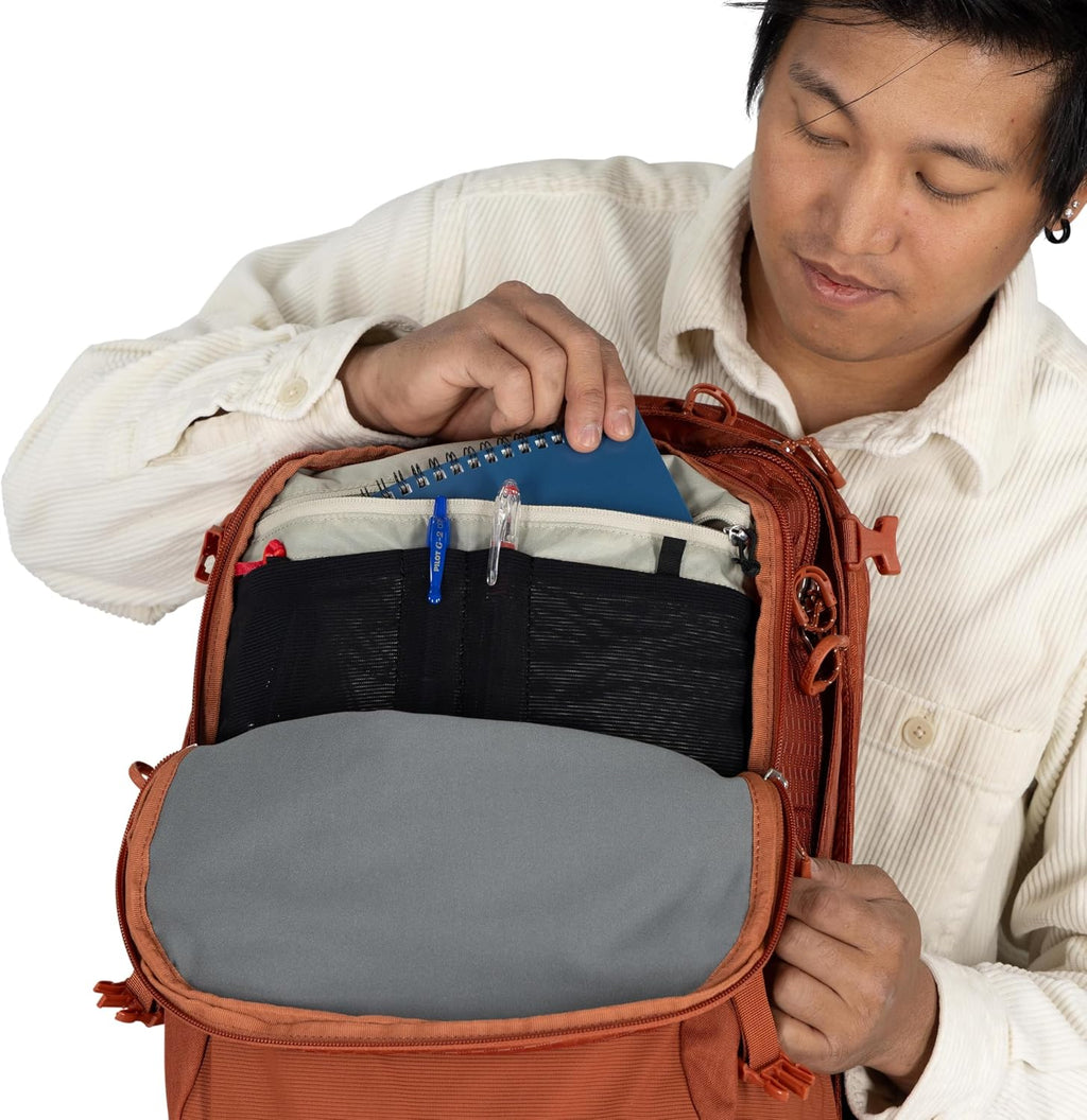 Osprey Nebula Commuter Backpack - Everyday Bag with Laptop Sleeve and Bottle Pockets, Phantom Grey Heather