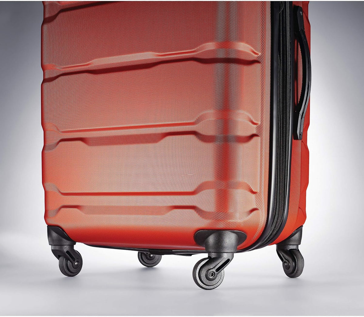 Samsonite Omni PC Hardside Expandable Luggage with Spinner Wheels, Burnt Orange, 3-Piece Set (20/24/28)